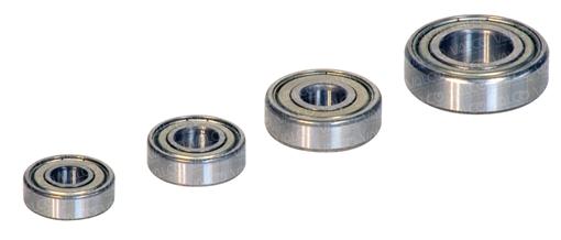 High performance deep grove rollers ball bearings with shields or seals watertight and prelubricated with grease. Specialties on demand.