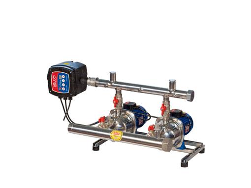 Awssj-2tch -with 2 pumps controlled by 1 TC-Drive twin-electronic controller. Special execution for water for human consumption per EU directive 98/83/CE