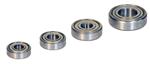 High performance deep grove rollers ball bearings with shields or seals watertight and prelubricated with grease. Specialties on demand.