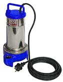 Dirty Waters Submersible Portable Pumps with motor housing in stainless steel and pump body in cast iron