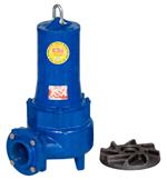 Sewage wastewater Submersible Pumps, Vortex Impeller heavy duty cast iron, non-clogging, DN50