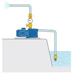 Installation scheme for Surface centrifugal electric pumps