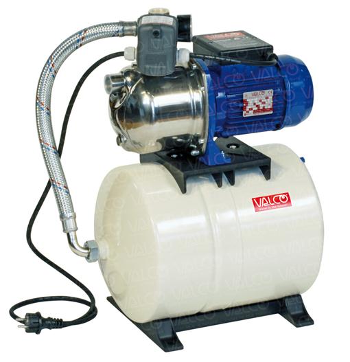 1 pump type 148J-SS, 24 litre tank with fixed membrane