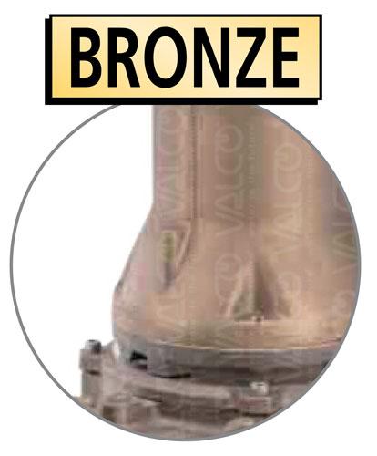 View of Drainage and Wastewater submersible electric pumps in bronze casting execution