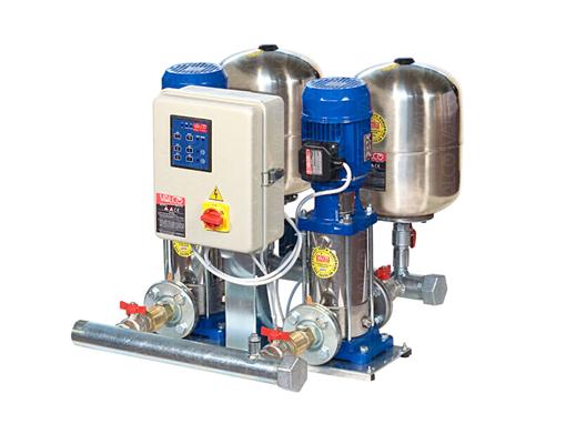 Awssn-2spth - with 2 pumps and controlled by electric panel. Special execution for water suitable for human consumption following EU directive 98/83/CE