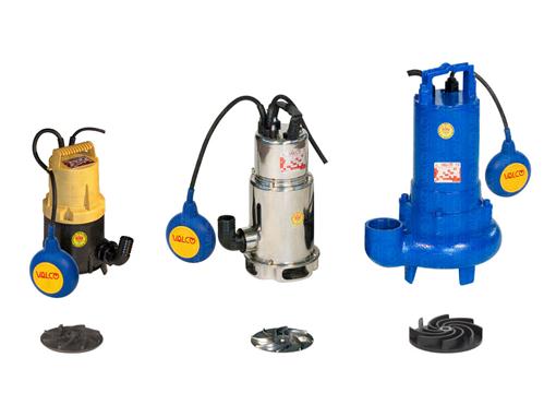 view of light dirty waters submersible electric pumps range