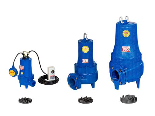 view of vortex sewage wastewater submersible electric pumps range