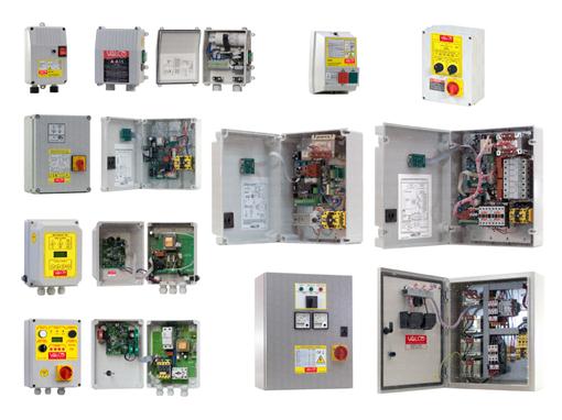 Starters and panels (control boxes)
