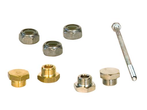 Tie rods, self-locking nuts, plugs, high precision metal parts custom made