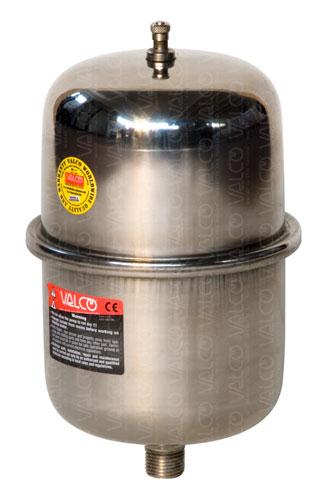 F2-SS 2-litre stainless steel water hammer arrester