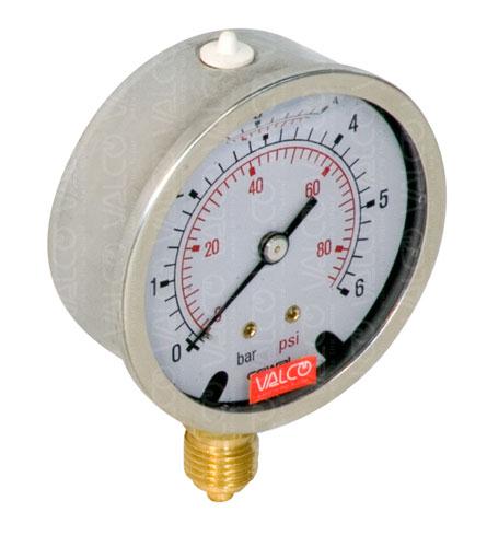 V50BG Pressure Gauges (manometres) with glycerine